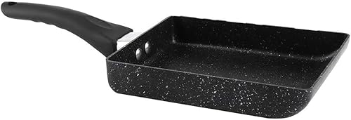 Miniatura 9 de Fydun Tamagoyaki - Sartén rectangular para tortillas, mango de plástico, color negro, amplia gama de usos
