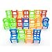 Jialeey Balancing Toys Plastic Chairs Stacking Intelligence Multiplayer Balance Game Children Desk Play Game Toys for Kids Children Boy Girl Adults, 18PCS