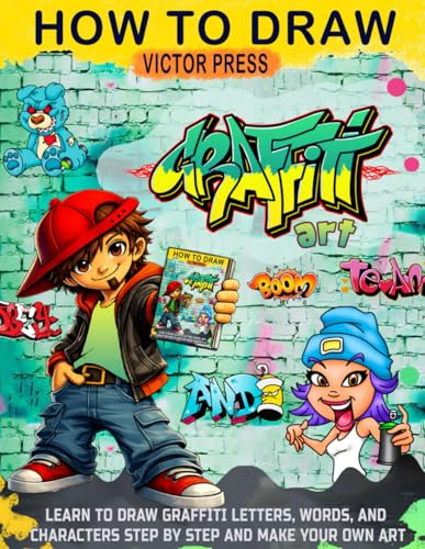How to draw Graffiti Art: Learn to Draw Graffiti Letters, Words, and Characters Step by Step and Make Your Own Art