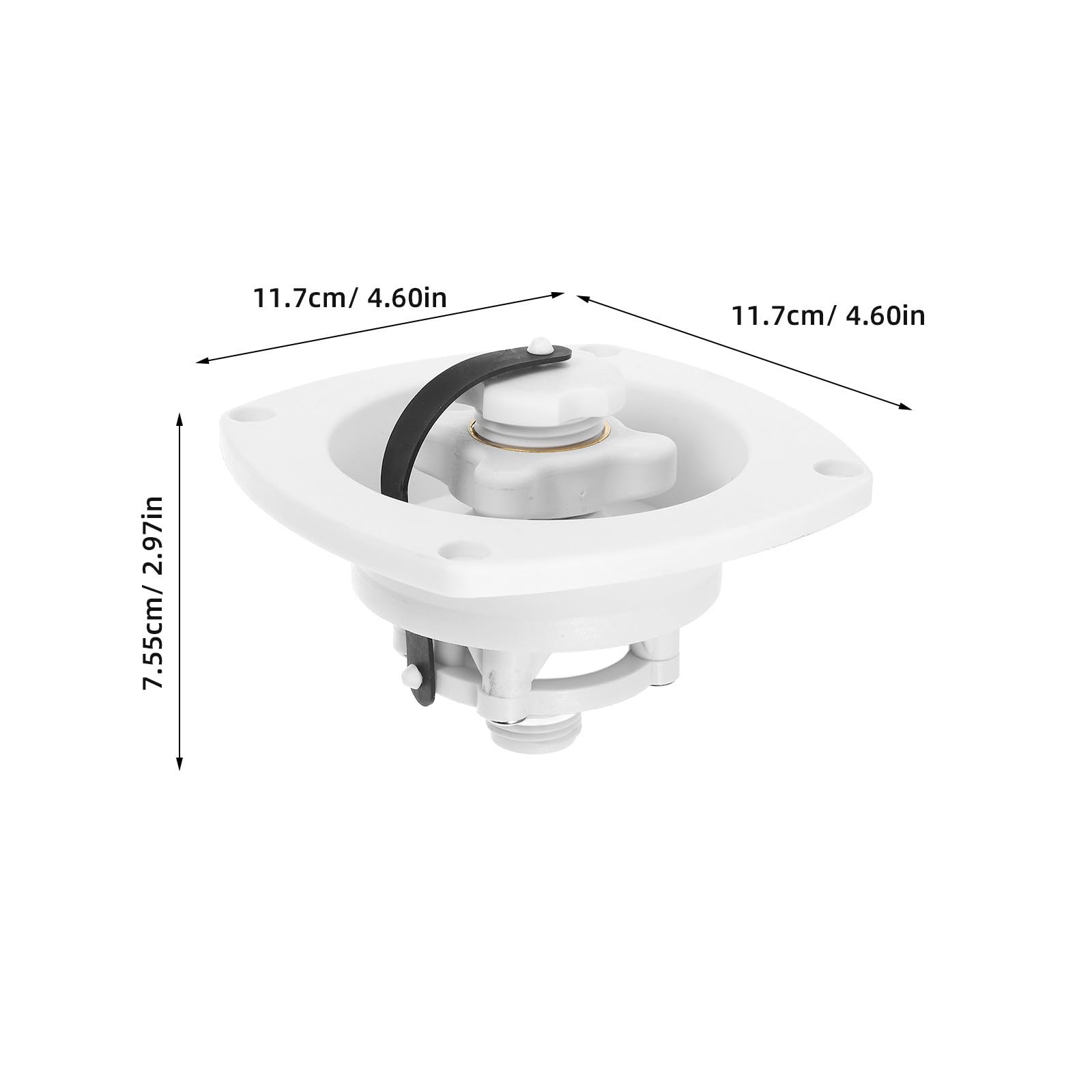 Gatuida 3piezas Tapón De Llenado De Agua Para Rv Accesorio De Entrada De Agua Instalación Fácil y Compatible Autocaravanas y