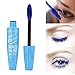 Produktbild gaddrt Neue lange Curling Makeup Wimpern Multicolor wasserdichte Faser Mascara Wimpern (Blau)
