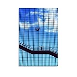 Póster de anime Monogatari Bakemonogatari, estética de habitación, pintura al óleo en lienzo, álbum o película, póster para colgar