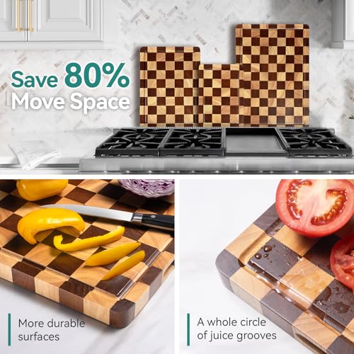 Set de 3 tablas para cortar de madera laziopater miniatura 5