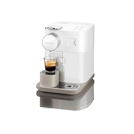 De'Longhi NESPRESSO Gran Lattissima EN 650.W Cafetera Monodosis de Cápsulas (con Depósito de Leche Compacto, 19 Bares, 9 Recetas, Apagado Automático), Color Blanco