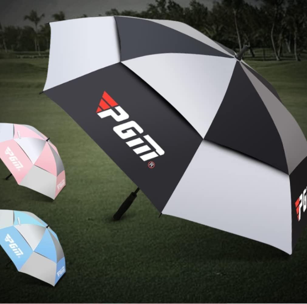 ACHETE Double-layer Golf Umbrella Rain-proof Sunscreen Fiberglass Outdoor Automatic Manual Umbrellas