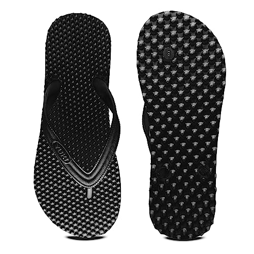Image of YUKI Men and Women Slipper Accupressure Flip Flops Hawai Chappal for Home Daily Use