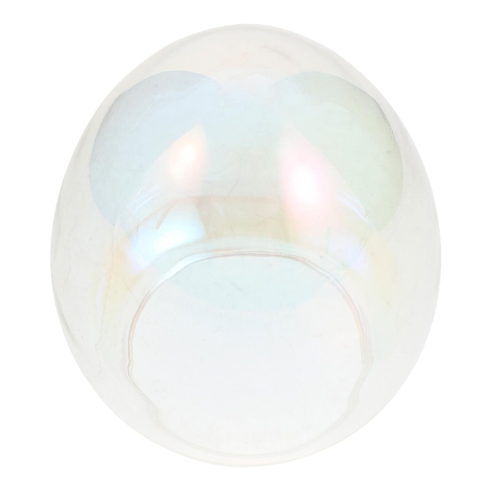 Cúpula de vidrio transparente de alta claridad con forma de huevo para adornos del hogar premium