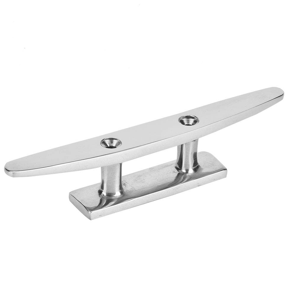 Mimdixy Tracker Boat Cleat, 4/5/6/8 Inch Open Base Boat Cleat, Dock Cleats 316 Stainless Steel Marine Accessories for Boat Docks, Decks,Kayaks,Marine (5 Inch (135 Pcs))