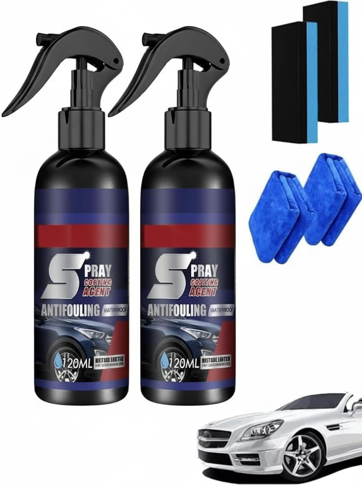 Makingtec Coating Renewal Agent, 2 Pcs Car Nano Repairing Spray, Agent Wax Polishing Crystal Fast Fine Scratch Repair