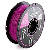 HATCHBOX PLA 3D Printer Filament, Dimensional Accuracy +/- 0.03 mm, 1 kg Spool, 1.75 mm, Purple