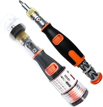 Kit Jogo de Chaves Multifuncional Articulada 180º Graus com 10 Bits Ferramenta De Alta Praticidade e Resistente Chave de Fenda Philips Soquetes Point Drinks