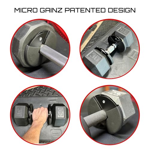 Image of Micro Gainz 1.25LB Dumbbell Fractional Weight Plates, 2-Piece