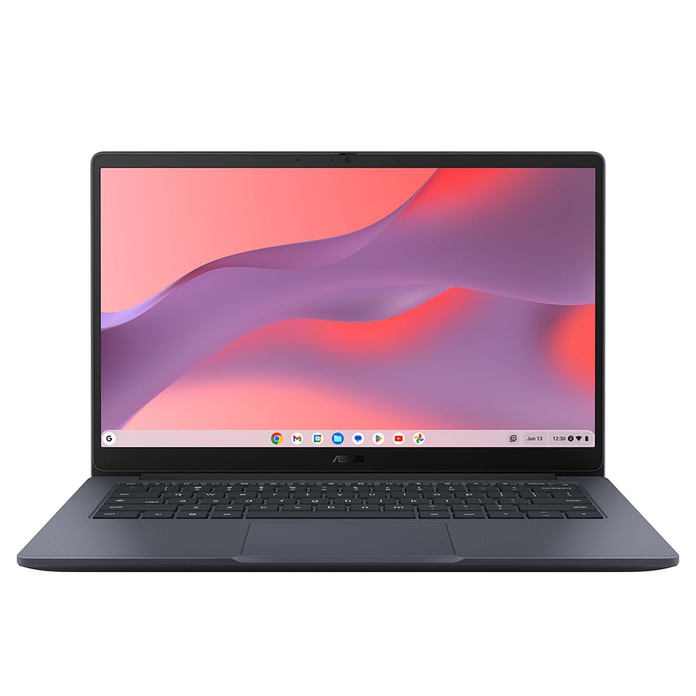 ASUSChromebook 14 CX1405CKA Laptop | 14.0" Full HD Screen | Intel Celeron N4500 Processor | 4GB RAM | 64GB eMMC Storage | Google Chrome OS | Navy