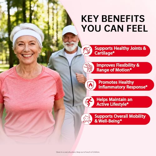 PureBotan JointAlive Glucosamine Chondroitin Capsules – Joint Support Supplement for Men & Women – Healthy Cartilage, Knee Mobility & Inflammation Relief – 60 Capsules — view 5