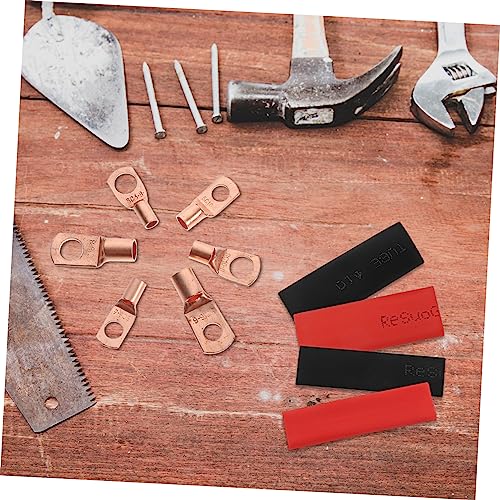 Terminal de punta de cobre para cable con kit termorretractil de conectores de anillo 5