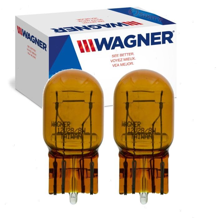 2 pc Wagner Front Inner Turn Signal Light Bulbs compatible with Toyota Corolla 2014-2016