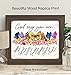 Christian Bible Verses Wall Art - God Says You Are Decor - Inspirational Catholic Religious Encouragement Gifts for Women Girls Room - Psalms Scripture Wall Decor - Rustic Positive Motivational Quotes