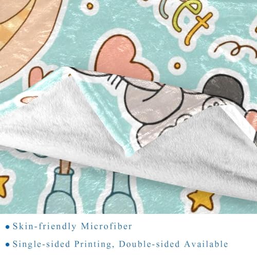 Couverture polaire en microfibre de qualité supérieure douce et légère - 3