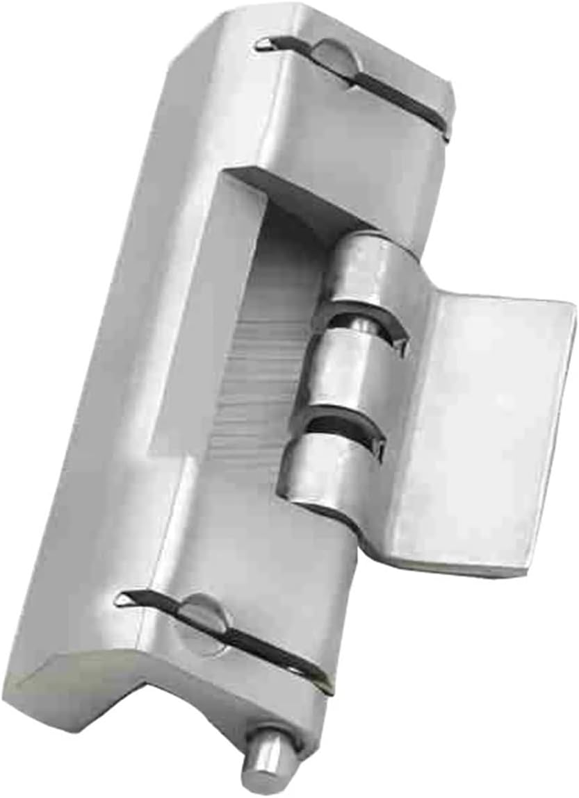 2PCS 304 Stainless Steel Industrial Cabinet Clamp Hinge with Screw Fixed Hardware Cabinet Connector(2pcs-Stainless-A)