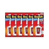 Scotch Super Glue Liquid, 0.14 oz, 6 Pack, Clear, Precision Applicator, Patented Droplet Control, Clog-Resistant, Quick Bonding, Wood, Metal, Ceramic, Leather, Rubber, Vinyl, Plastic