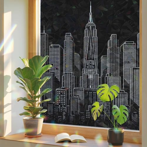 Vinilo decorativo para ventana 19.6x39.3 pulgadas miniatura 1