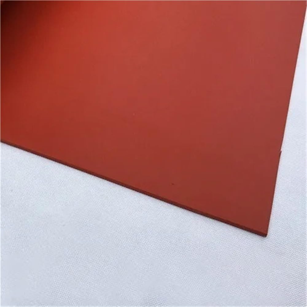 Cuscinetto sigillante in silicone 1 tappetino sottile in gomma siliconica, spessore mm-4 mm, pannello flessibile rosso 500 * 500 for laboratorio