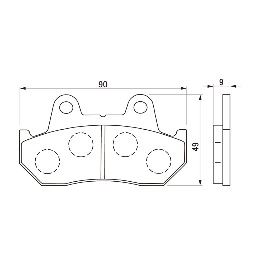 Amazon | デイトナ(Daytona) バイク ブレーキパッド 赤パッド