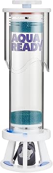 AquaReady Sigma-1 Media Reactor for Saltwater and Freshwater Aquarium Filtration, Includes Detachable Chamber, Efficient Up-Flow Design, Low Profile Housing