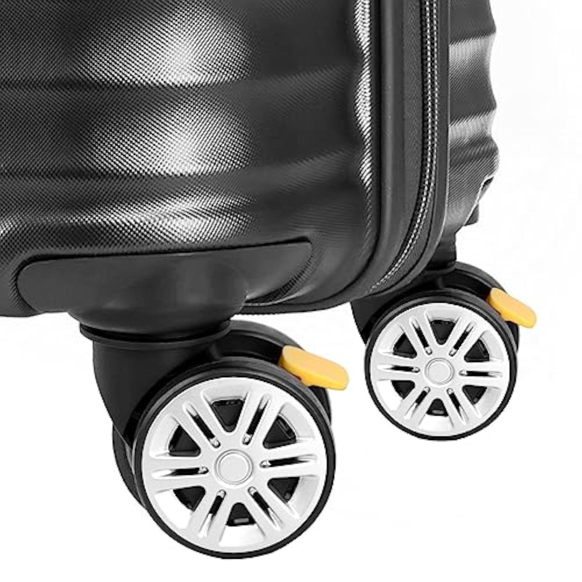 Quiet Replacement Luggage Wheels with Brake, 2pcs