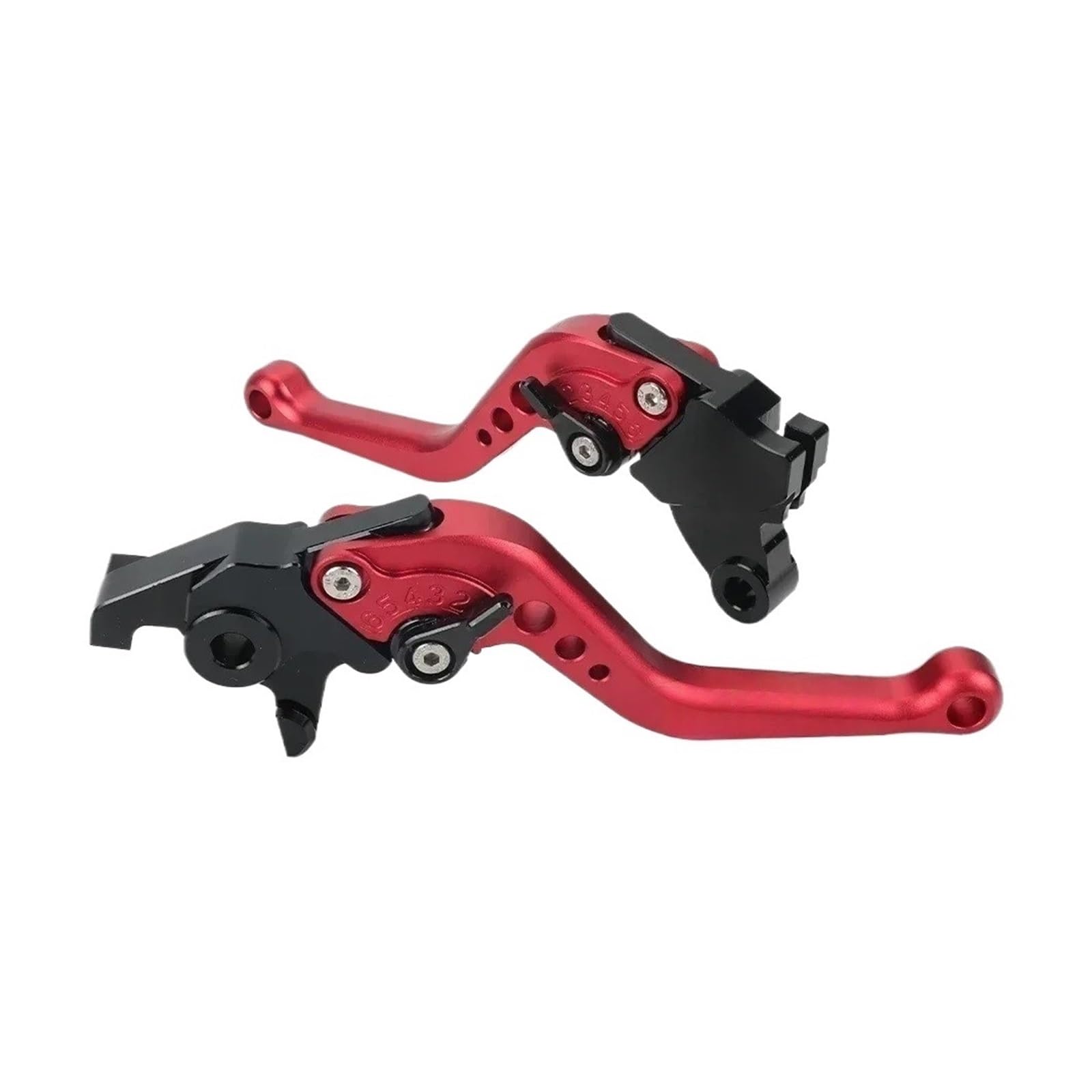 Wkdyriwo Short Red Motorycle Folding Extendable Brake Clutch Lever For Cfmoto 450Sr 450Srs 450Ss 450Nk 450Clc 450 Sr Srs Nk Controls Handle Levers Motorcycle Brake Clutch Levers