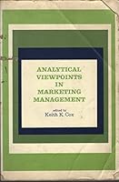 Analytical Viewpoints in Marketing Management 0130350974 Book Cover