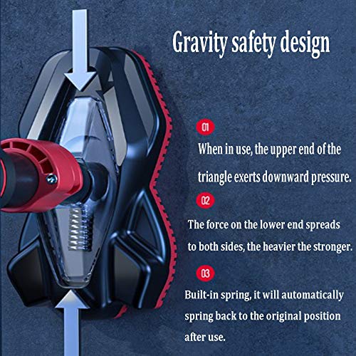 Barre De Traction en Acier Portable, Barre d'exercice De Pull-up De Mur Non Perforée, 96-135cm Réglable, Charge Sécuritaire 250kg – Image 5