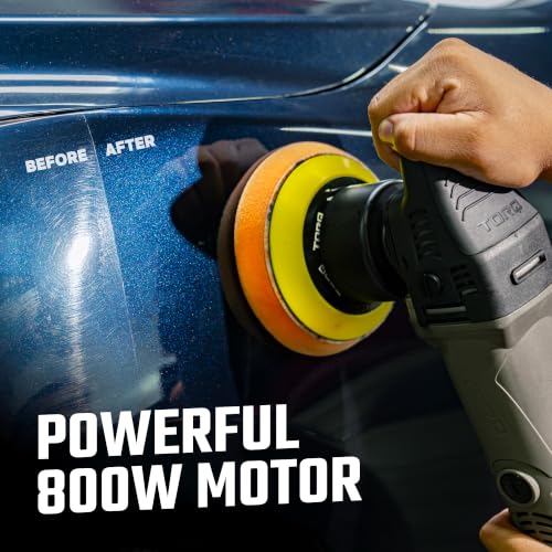 Chemical Guys BUF503 TORQX Random Orbital Polisher (Safe for Cars, Trucks, SUVs, & More) 700W, Orbit 8mm, 4.7 lb - image 2