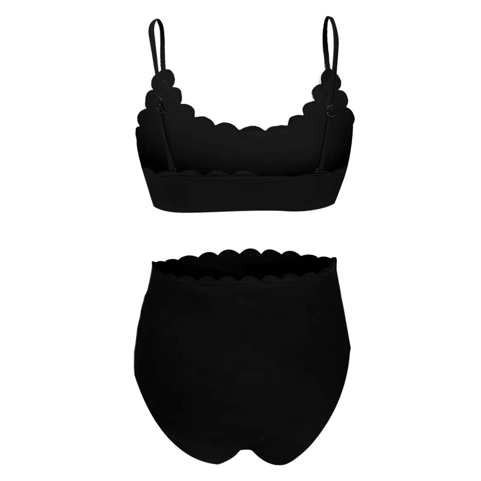 Traje de baño de maternidad de dos piezas para mujer, bikini de cintura alta, cómodo tankini con parte inferior para embarazo, verano, playa, piscina, vacaciones