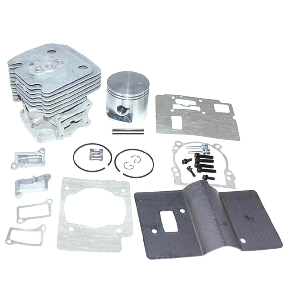 Kit de pistón de cilindro para EBZ8550 y EBZ8550RH para kit de repuesto de cilindro soplador de hojas, compatible con OEM, aluminio mecanizado de precisión