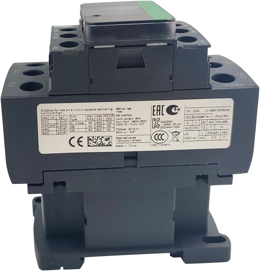 LC1D25M7 AC electric magnetic Contactor 3P 3NO LC1-D25M7 25A 220V AC coil