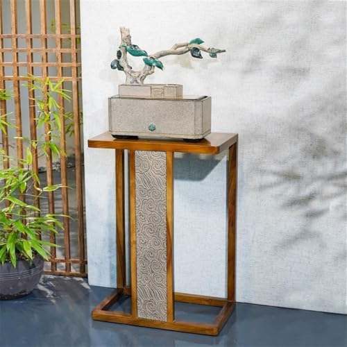 Support pour bonsaï stable en bois pour protéger vos meubles de l'humidité - 7