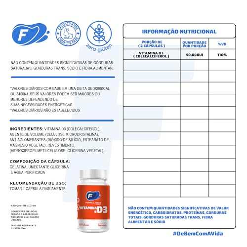 Vitamina D 50.000 UI - 8 doses