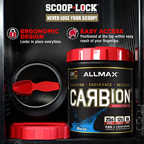 Allmax Nutrition - Carbion+ Workout Hydration Supplement Powder With Electrolytes, Supports Endurance, Recovery, And Exercise Performance, Gluten Free And Vegan, Unflavoured, 25 Servings #TOP3