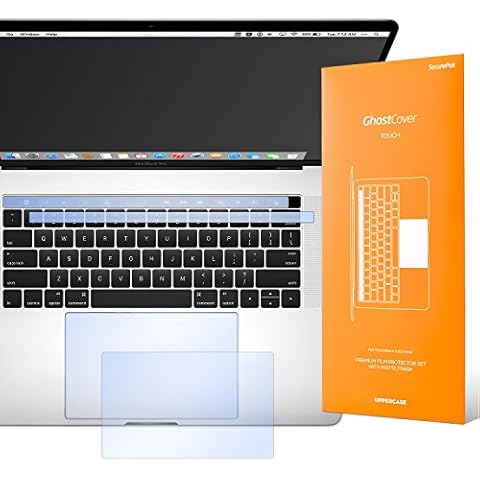 UPPERCASE GhostCover Touch Premium Touch Bar and Trackpad Protector with Matte Finish for 2019+ MacBook Pro 16" A2141 (Track Bar + Trackpad) Cover