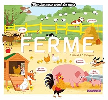 Paperback Mon Larousse animé des mots - La ferme [French] Book