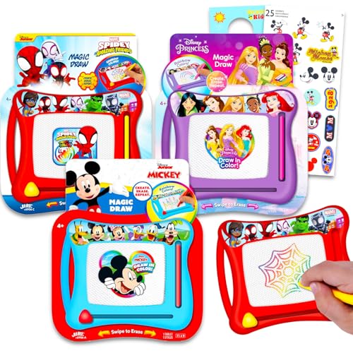 Amazon.co.jp: Disney マグネット式お絵かきパッド 3個パック