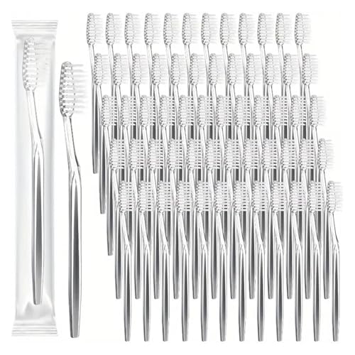 Cepillos de dientes de viaje individuales para camping y huéspedes de hotel