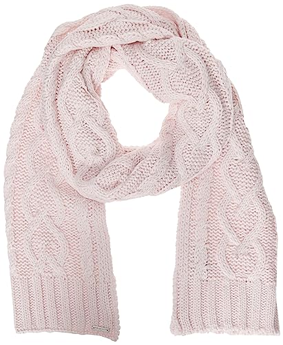 KARL LAGERFELD womens Heart Cable Scarf