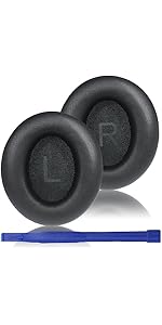 Adhiper 交換用イヤーパッド Anker Soundcore Space Q45 ヘッドフォン互換