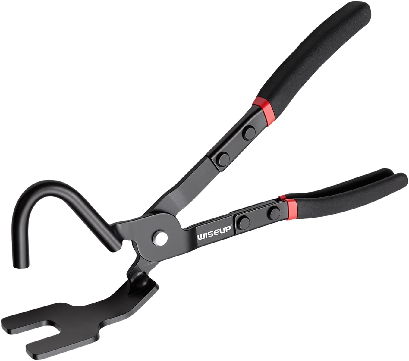 WISEUP Exhaust Hanger Removal Tool – Heavy-Duty Pliers for Car & Truck Rubber Exhaust Hangers with Non-Slip Grip, Compatible with Most Domestic & Imported Exhaust Systems