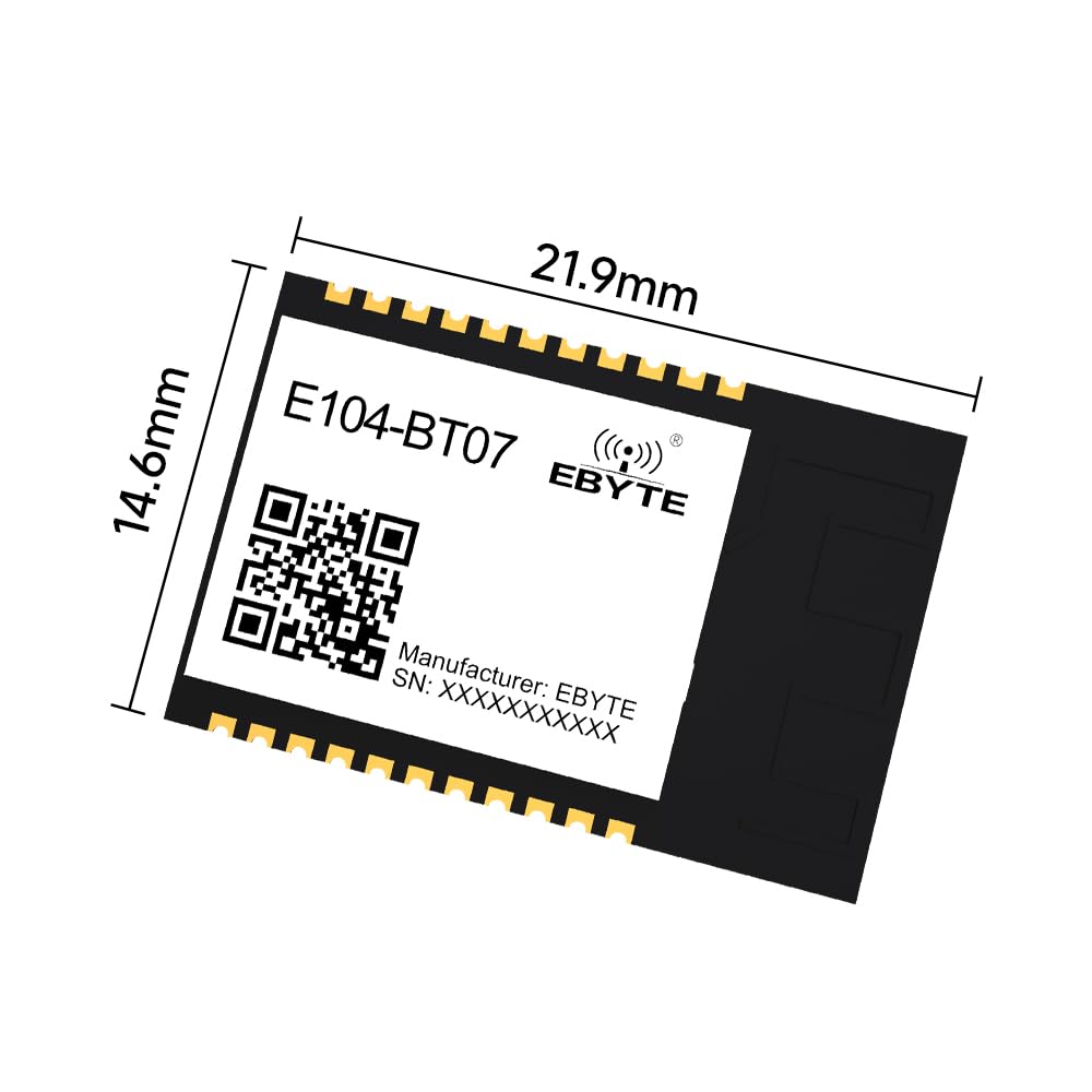 4P BLE5.1 2.4G Bluetooth to Serial Port Module E104-BT07 8dbm PCB Antenna Master Slave Low Power Beacon/iBeacon Broadcast Switching Mac Address