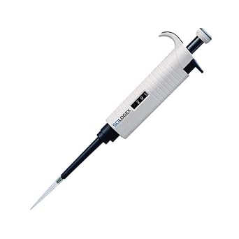 SCILOGEX MicroPette Single-Channel Pipettor - 0.5-10 L Adjustable Volume - High Precision Ergonomic Micropipette, Lightweight Design with Easy-to-Read Display