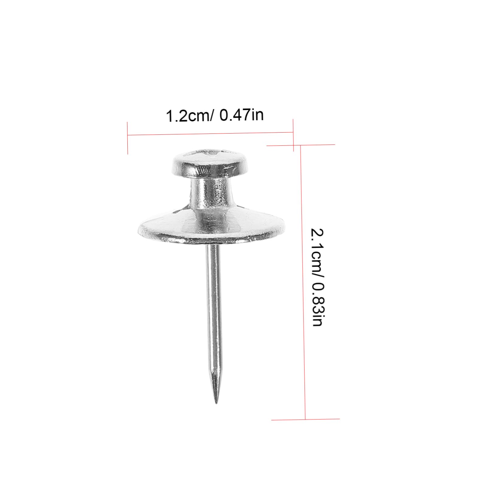 ARTIBETTER 4 Sätze Reißzwecken Aus Metall Mit Zahlenkopf Flache Korktafeln Pinnwand Reißzwecken Für Karten Gerade Zeichenwand Kompakte Pinnwand 30 Stück * 4