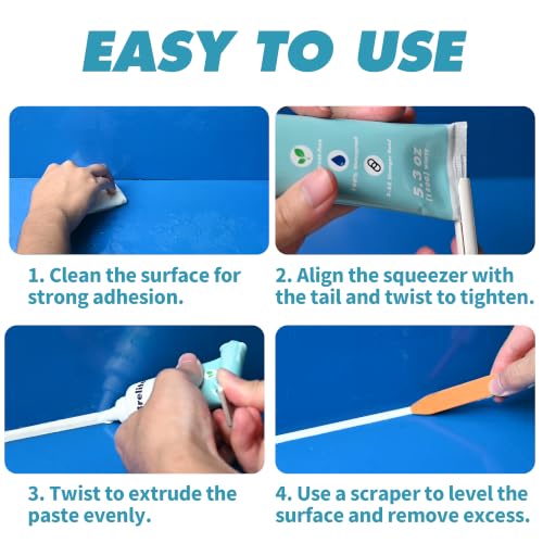 Breliter Silicone Caulk, White Caulk, Hybrid Sealant, 5.3 oz by Breliter - Used condition - Image 5